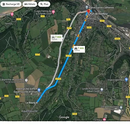 Spacieux Terrasse Parking Gratuit Sur Place 5min Port D'honfleur Lejlighed *