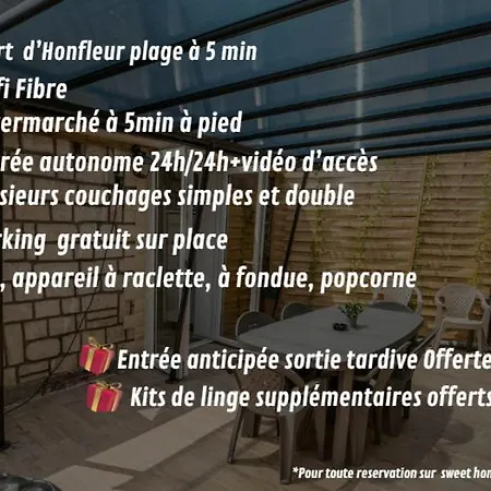 Spacieux Terrasse Parking Gratuit Sur Place 5min Port D'honfleur Honfleur